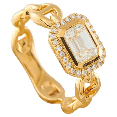 Pre-owned Lb Exclusive 18k Yellow Gold 1.23ct Diamond Ring Alr-20063-y