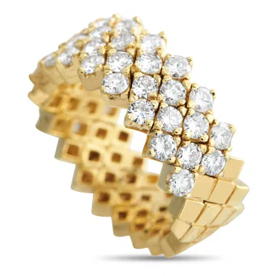 Lb Exclusive 18k Yellow Gold 1.25ct Diamond Grid Ring Mf13-031726