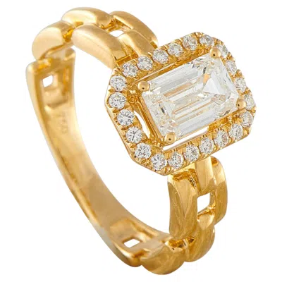 Pre-owned Lb Exclusive 18k Yellow Gold 1.25ct Diamond Ring Alr-20068-y