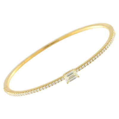 Pre-owned Lb Exclusive 18k Yellow Gold 1.30ct Diamond Bracelet
