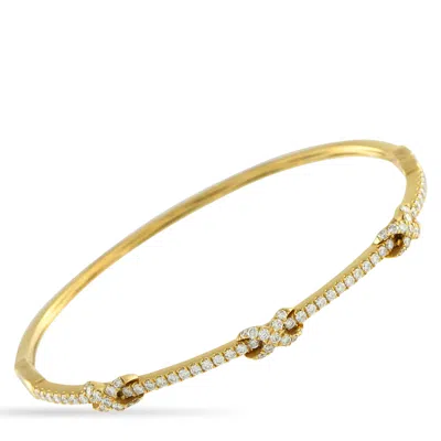 Lb Exclusive 18k Yellow Gold 1.36 Ct Diamond Bracelet Mf06-090525