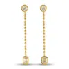 Lb Exclusive 18k Yellow Gold 1.40ct Diamond Dangle Earrings Aer-19572-y In Gold