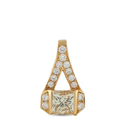 Lb Exclusive 18k Yellow Gold 1.40ct Diamond Pendant #5301