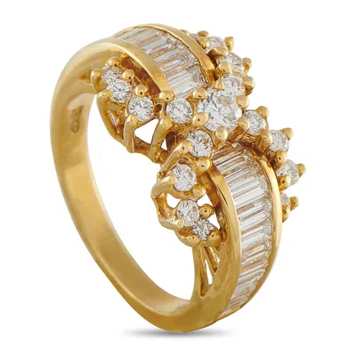 Lb Exclusive 18k Yellow Gold 1.40ct Diamond Ring Mf06-050126