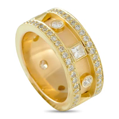 Lb Exclusive 18k Yellow Gold 1.45ct Diamond Band Ring Mf11-102025