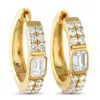 Lb Exclusive 18k Yellow Gold 1.60ct Diamond Earrings Aer-20559-y In Gold