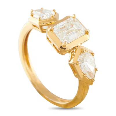 Lb Exclusive 18k Yellow Gold 1.76ct Diamond Ring Alr-19794-1-y