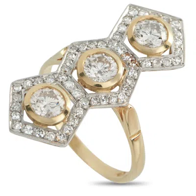 Lb Exclusive 18k Yellow Gold 1.95ct Diamond Ring Mf09-022326