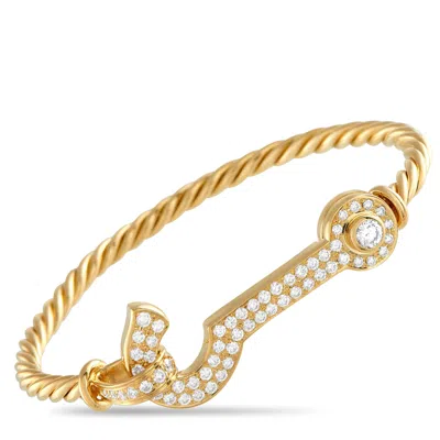 Lb Exclusive 18k Yellow Gold 2.02 Ct Diamond Bracelet Mf13-101025