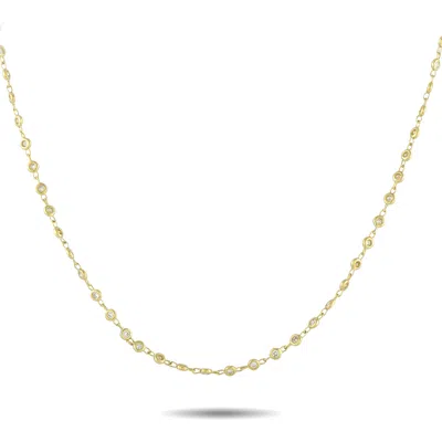 Lb Exclusive 18k Yellow Gold 2.0ct Diamond Necklace Ank-13912-20