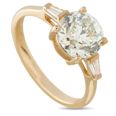 Lb Exclusive 18k Yellow Gold 2.0ct Diamond Ring Mf16-062226 In Metallic