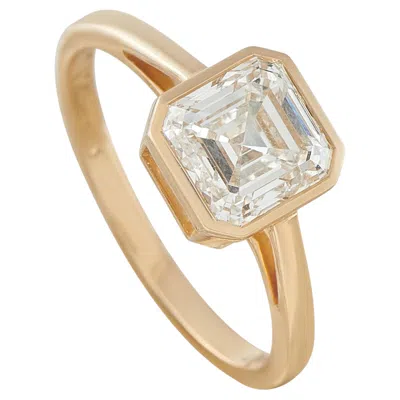 Pre-owned Lb Exclusive 18k Yellow Gold 2.0ct Diamond Ring Mf22-051426