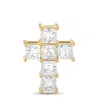 Lb Exclusive 18k Yellow Gold 2.40ct Diamond Cross Pendant Acr-18724-y In Gold