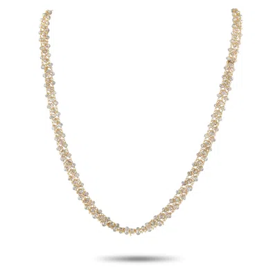 Lb Exclusive 18k Yellow Gold 24.5 Ct Diamond Briolette Necklace Mf19-012726