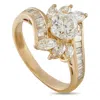 Lb Exclusive 18k Yellow Gold 2.49ct Diamond Ring #5335 In Gold