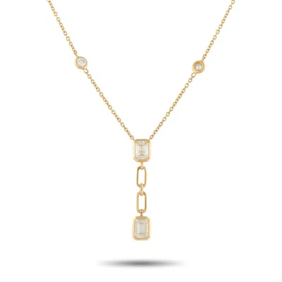 Lb Exclusive 18k Yellow Gold 2.60ct Diamond Necklace Ank-19791-y