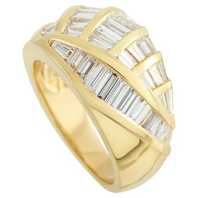 Pre-owned Lb Exclusive 18k Yellow Gold 2.60ct Diamond Ring Mf10-011926