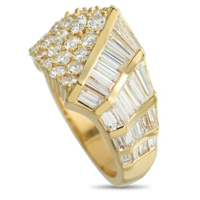 Lb Exclusive 18k Yellow Gold 3.12ct Diamond Ring Mf13-011626