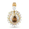 Lb Exclusive 18k Yellow Gold 4.99ct Diamond Pendant Mf28-110525 In Gold