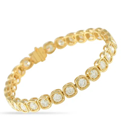 Lb Exclusive 18k Yellow Gold 8.60ct Diamond Bracelet Alb-20136-y