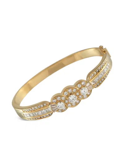 Pre-owned Lb Exclusive 18k Yellow Gold Diamond Bracelet