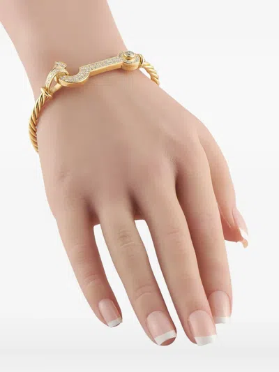 Pre-owned Lb Exclusive 18k Yellow Gold Diamond Bracelet