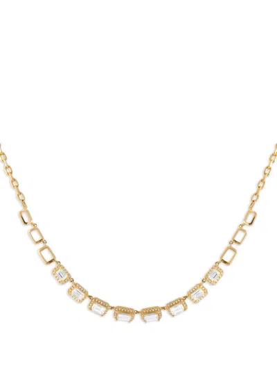 Pre-owned Lb Exclusive 18k Yellow Gold Diamond Necklace