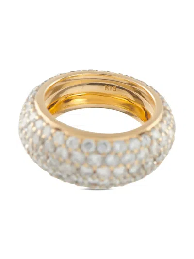 Pre-owned Lb Exclusive 18k Yellow Gold Diamond Ring