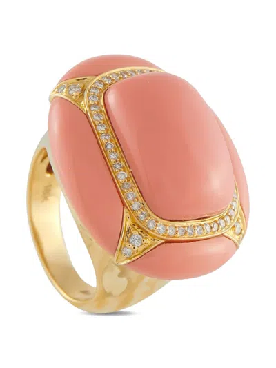 Pre-owned Lb Exclusive 18k Yellow Gold Diamond Ring