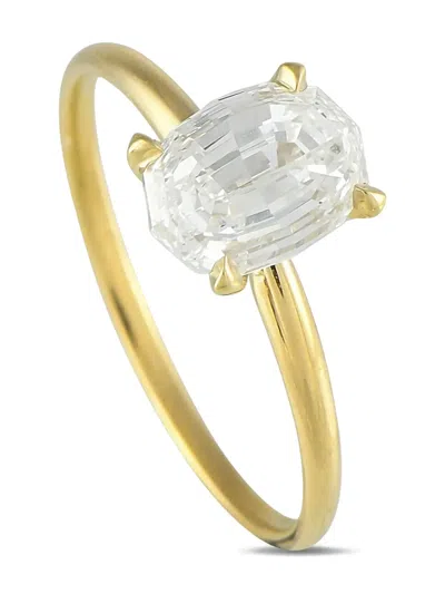 Pre-owned Lb Exclusive 18k Yellow Gold Diamond Ring