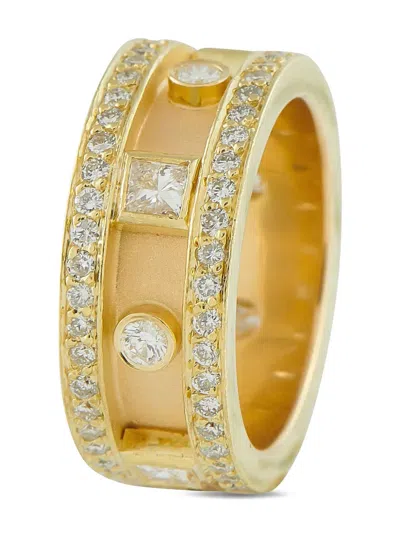 Pre-owned Lb Exclusive 18k Yellow Gold Diamond Ring