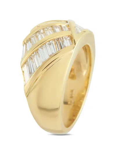 Pre-owned Lb Exclusive 18k Yellow Gold Diamond Ring