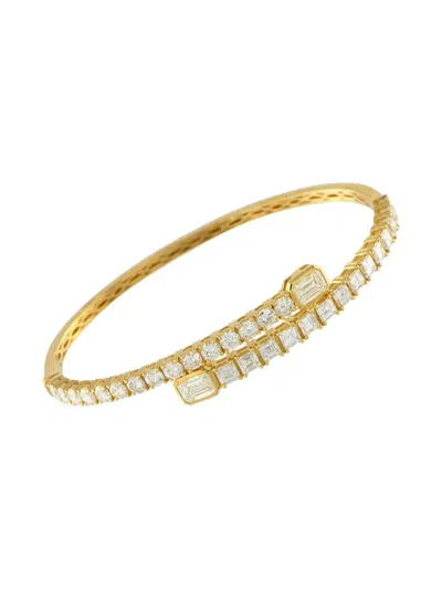 Pre-owned Lb Exclusive 18k Yellow Gold Odelia Diamond Bracelet
