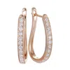 Lb Exclusive ~.75ct 14k Rose Gold Diamond Oval Hoop Earrings Aer-14265r In Gold