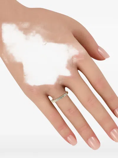 Pre-owned Lb Exclusive Diamond Band Ring In Gold