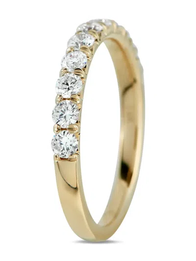 Pre-owned Lb Exclusive Diamond Band Ring In Gold