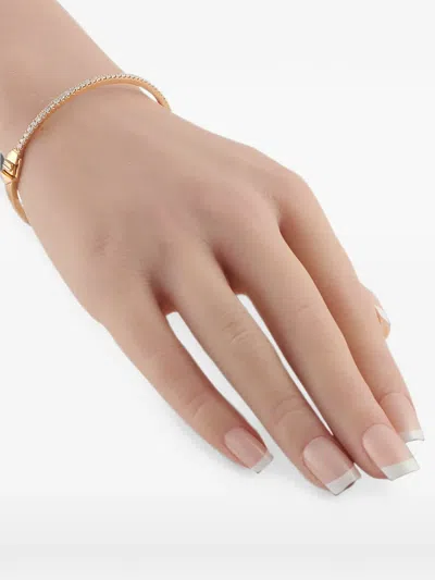 Pre-owned Lb Exclusive Diamond Bangle Bracelet In Pink