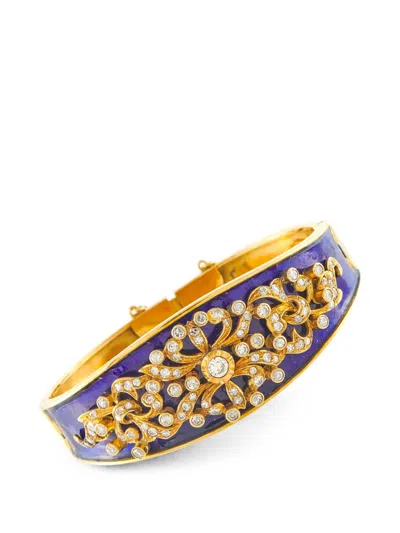 Pre-owned Lb Exclusive Diamond Bracelet In 金色