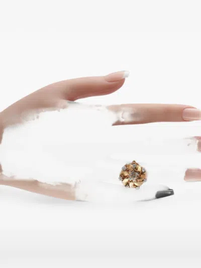Pre-owned Lb Exclusive Diamond Cluster Ring In 金色