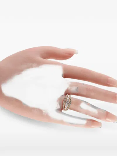 Pre-owned Lb Exclusive Diamond Dome Ring In Gold