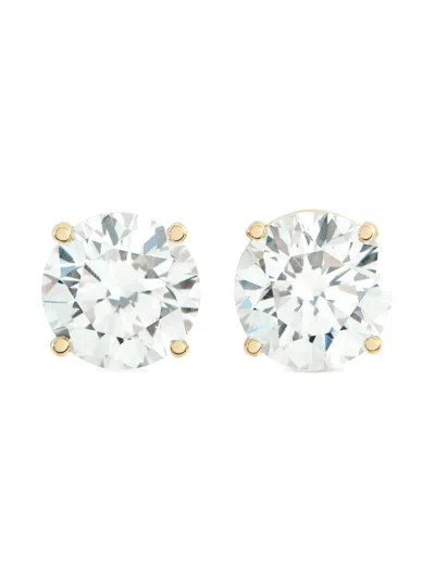 Pre-owned Lb Exclusive Diamond Earrings In Gold