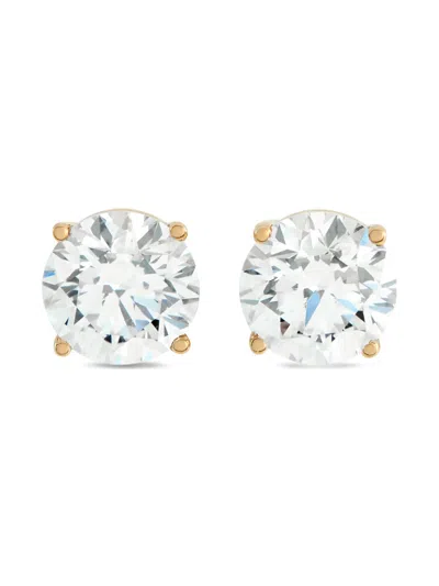 Pre-owned Lb Exclusive Diamond Earrings In Gold