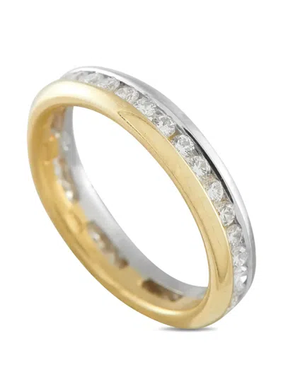 Pre-owned Lb Exclusive Diamond-embellishment Ring In Silver