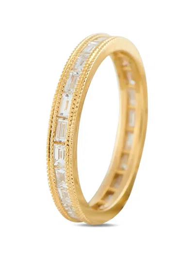 Pre-owned Lb Exclusive Diamond Eternity-band Ring In Gold