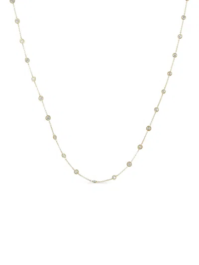 Pre-owned Lb Exclusive Diamond Necklace In Gold