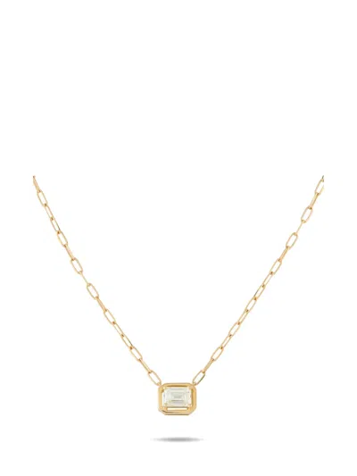 Pre-owned Lb Exclusive Diamond Pendant Necklace In Gold