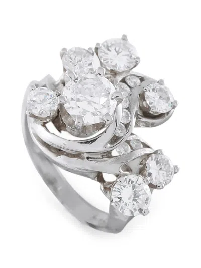 Pre-owned Lb Exclusive Diamond Ring In 银色