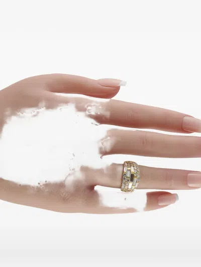 Pre-owned Lb Exclusive Diamond Ring In Gold