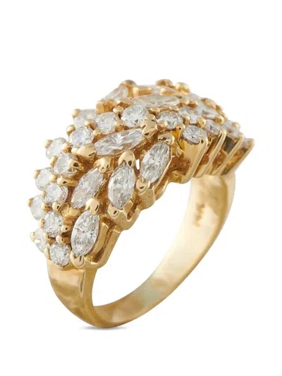 Pre-owned Lb Exclusive Diamond Ring In Gold