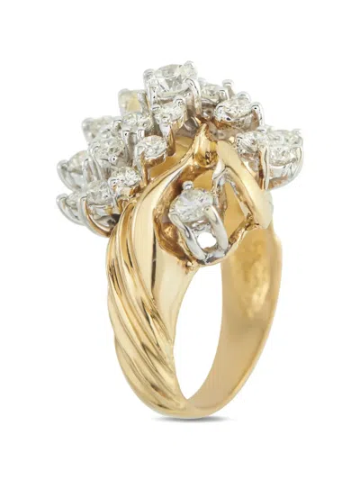 Pre-owned Lb Exclusive Diamond Ring In Gold